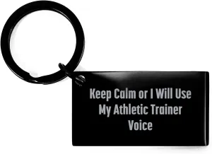 Athletic Trainer Keychain Funny Quote Gifts from Friends for Graduation