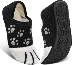 ATHMILE House Slippers for Women Men Indoor Barefoot Slippers Socks Furry Slip on House Shoes Cozy Comfy Slippers for Home Bedroom Travel Yoga