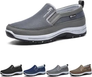 Auguscare Shoes Men, Men's Arch Support Espadrilles, Outdoor Leisure Non-Slip Orthopedic Sports Shoes Flat Walking Shoes