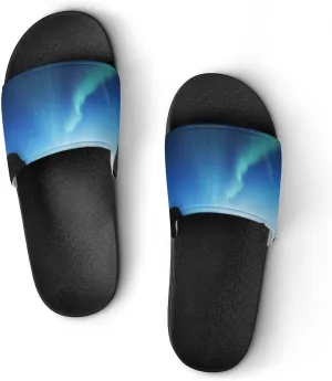 Aurora Borealis Shower Sandals Home Slippers Non-Slip Quick Drying Beach Bathroom Slipper