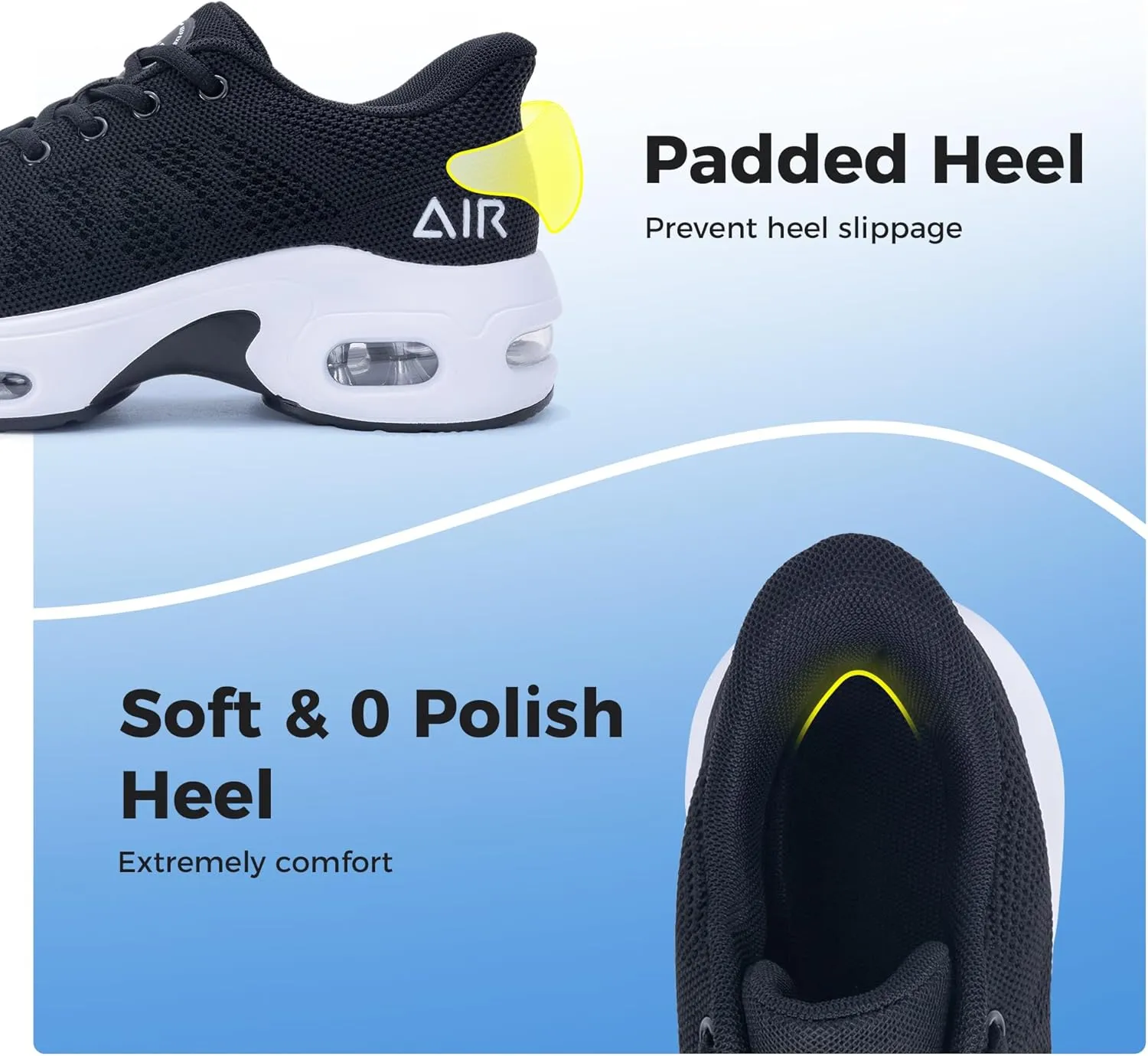 Autper Womens Running Shoes Slip on Tennis Athletic Walking Shoes Lightweight Comfortable Gym Workout Jogging Sport Sneakers US 6-11