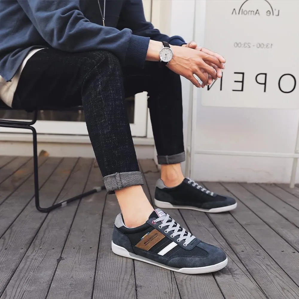 AX BOXING Mens Casual Shoes Fashion Sneakers Breathable Comfort Walking Shoes for Male