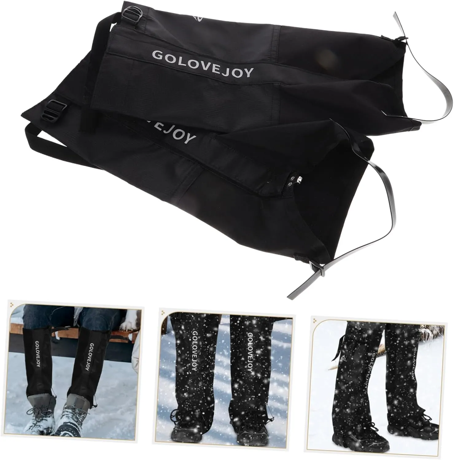 balacoo Boots Snow Leg Gaiters for Hiking Leg Covers Hiking Boot Gaiters Waterproof Winter Outdoor Boot Gaiters