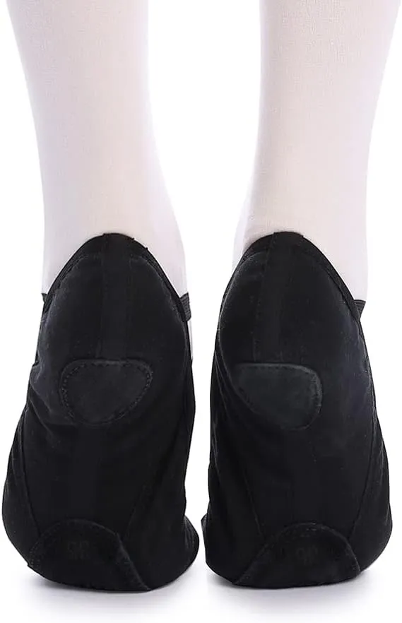 Ballet Slipper Dance Shoes for Women & Girls - Canvas Ballet Shoes for Yoga