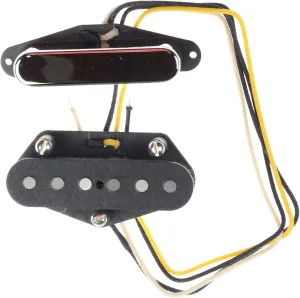 Bare Knuckle Tele Blackguard Flat '52 Single Coil Set Nickel