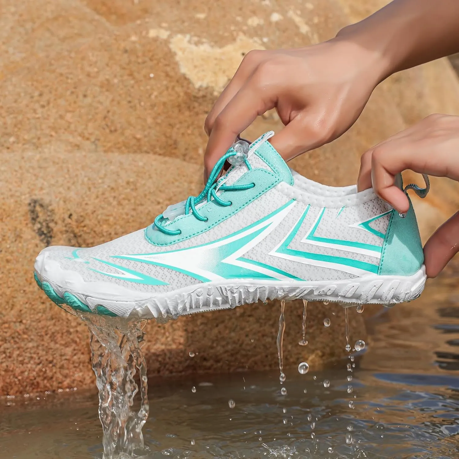Barefoot Shoes Men Women Wide Toe Box Comfortable Pro Barefoot Shoes Slip On Lightweight Flat Sneakers Quick-Dry Swim Beach Athletic Shoe Grounded Comfort Wear