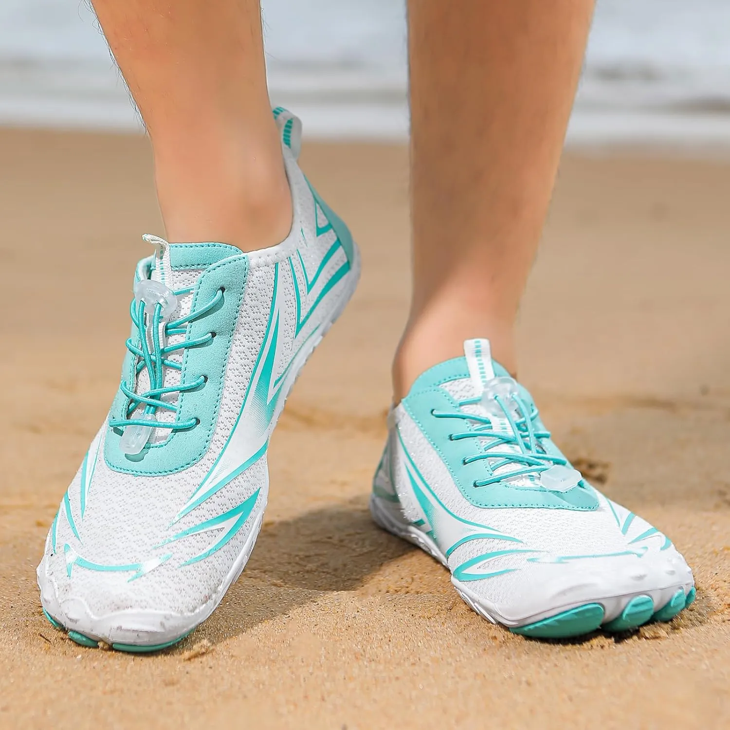 Barefoot Shoes Men Women Wide Toe Box Comfortable Pro Barefoot Shoes Slip On Lightweight Flat Sneakers Quick-Dry Swim Beach Athletic Shoe Grounded Comfort Wear