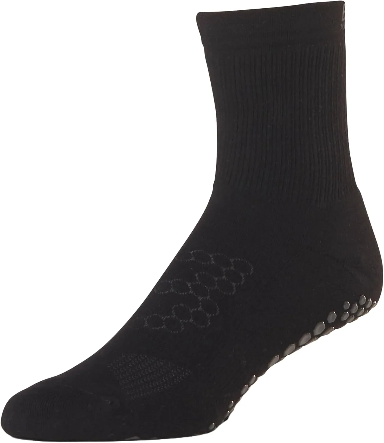 Base 33 Crew Grip Socks for Pilates, Yoga, Martial Arts, Lifting and Barre