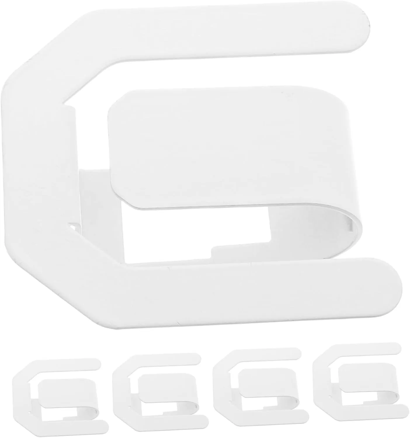 Bathroom Accessories Set 5pcs Wall Hooks Slipper Hanger No-Punch Space-Saver Carbon Steel Wall Mount