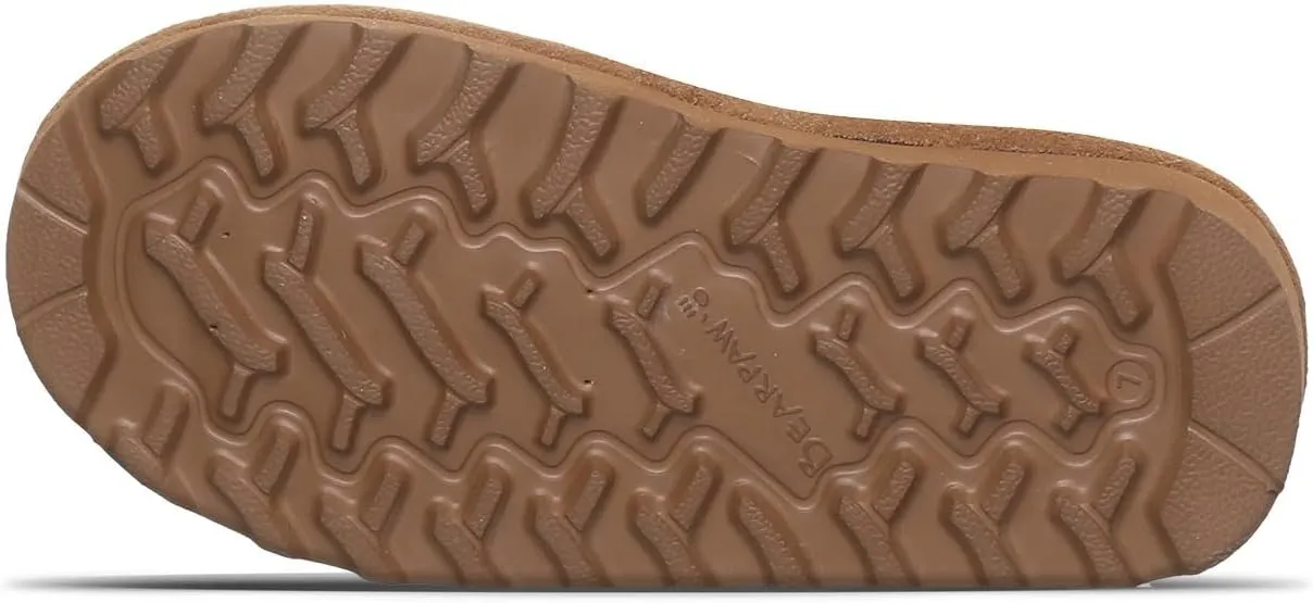 BEARPAW Elle Toddler Multiple Colors | Toddler's Boot Classic Suede with Zipper | Kid's Slip On Boot | Comfortable Winter Boot