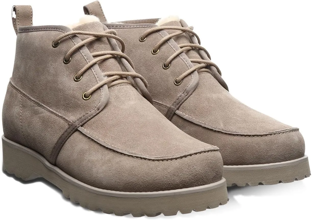 BEARPAW Men's Kyle Boot | Classic Suede Lace-Up Boot
