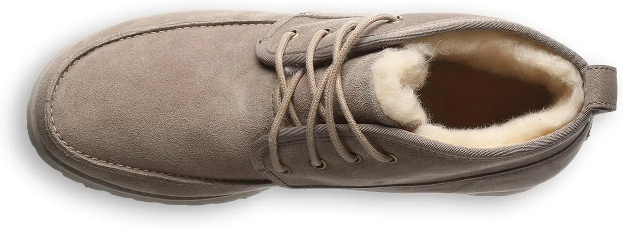 BEARPAW Men's Kyle Boot | Classic Suede Lace-Up Boot