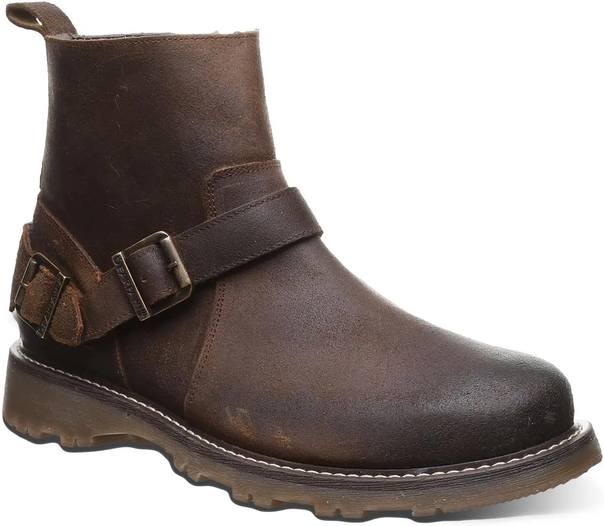 BEARPAW Men's Liam Multiple Colors | Men's Boot Classic Suede | Men's Slip On Boot | Comfortable Winter Boot