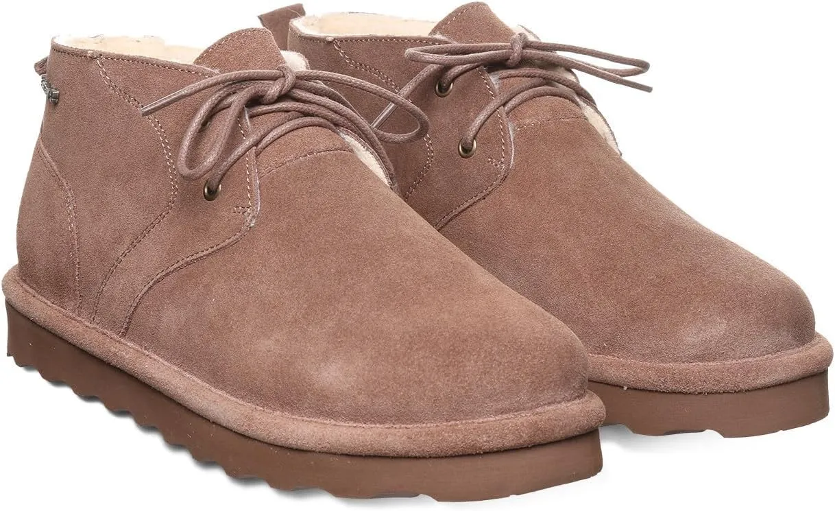BEARPAW Men's Ryker Boot | Men's Boot Classic Suede | Men's Boots | Lightweight Lace-Up Boot
