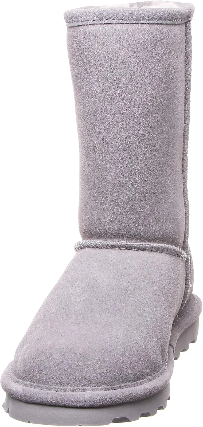 BEARPAW Women's Elle Short Multiple Colors | Women's Boot Classic Suede | Women's Slip On Boot | Comfortable Winter Boot