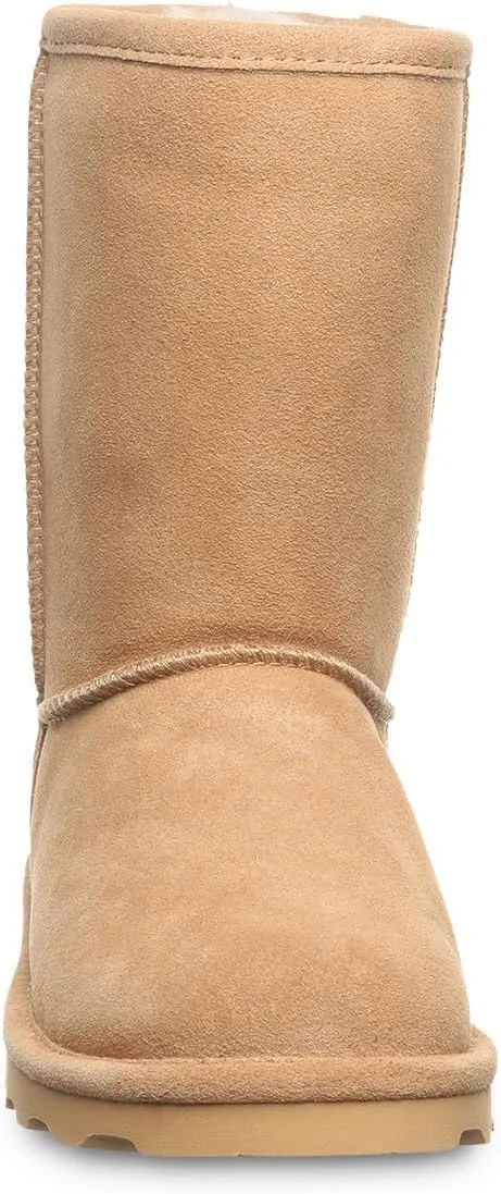 BEARPAW Women's Elle Short Multiple Colors | Women's Boot Classic Suede | Women's Slip On Boot | Comfortable Winter Boot
