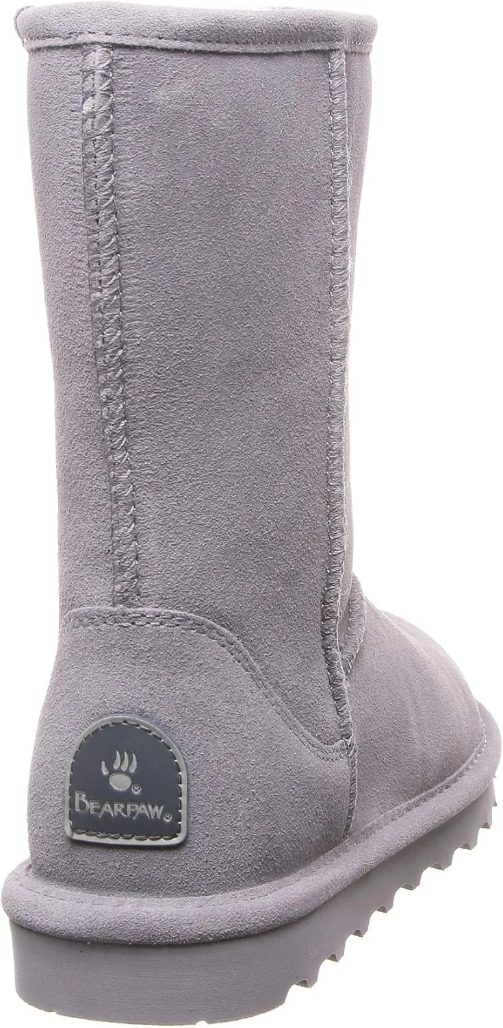 BEARPAW Women's Elle Short Multiple Colors | Women's Boot Classic Suede | Women's Slip On Boot | Comfortable Winter Boot