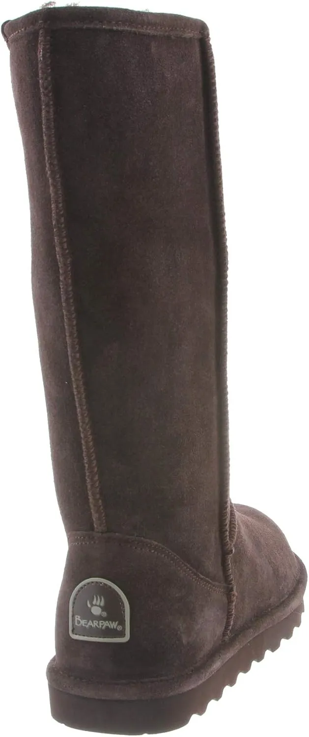 BEARPAW Women's Elle Tall Wide Multiple Colors | Women's Boot Classic Suede | Women's Slip On Boot | Comfortable Winter Boot