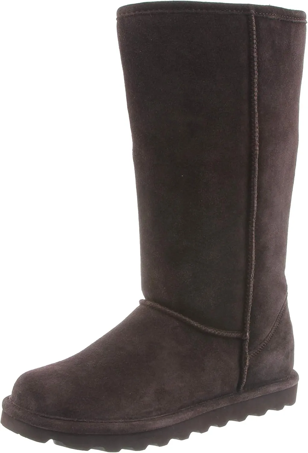 BEARPAW Women's Elle Tall Wide Multiple Colors | Women's Boot Classic Suede | Women's Slip On Boot | Comfortable Winter Boot