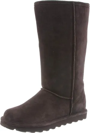 BEARPAW Women's Elle Tall Wide Multiple Colors | Women's Boot Classic Suede | Women's Slip On Boot | Comfortable Winter Boot