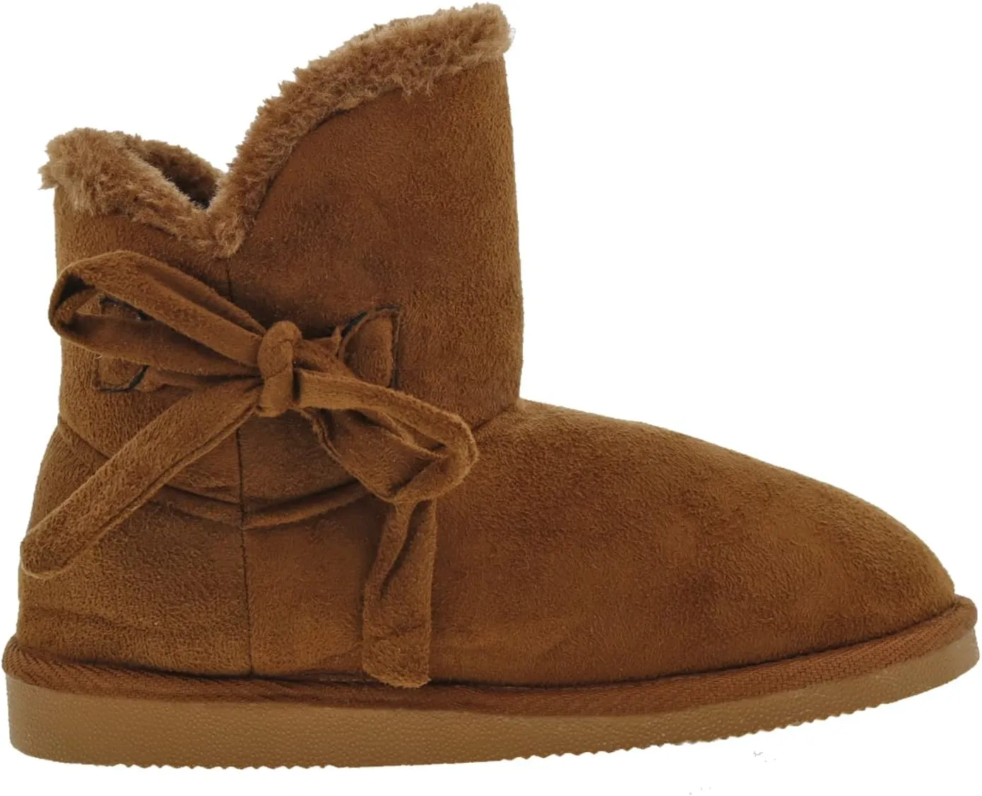 Bellini Ace Women's Short Microsuede Winter Boot With Bow