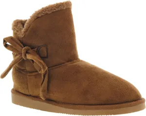 Bellini Ace Women's Short Microsuede Winter Boot With Bow