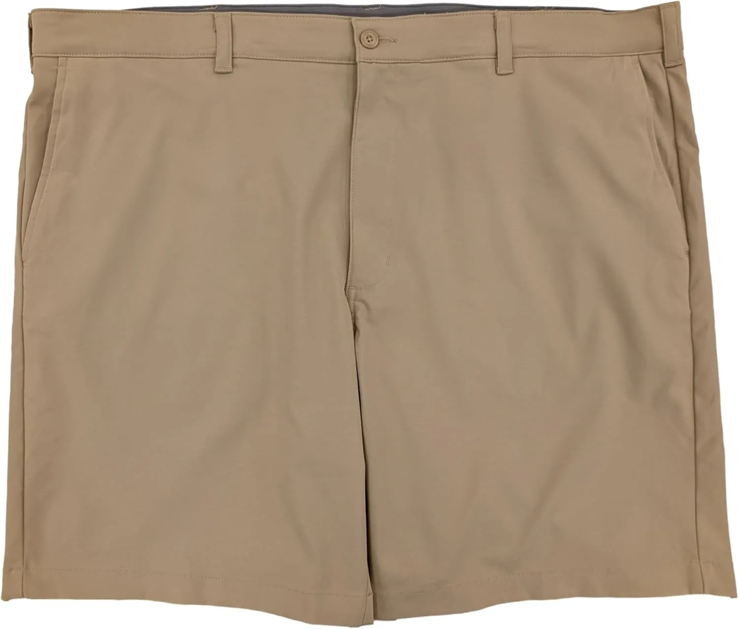 Ben Hogan Mens Chinchilla Beige Performance Stretch Golf Shorts