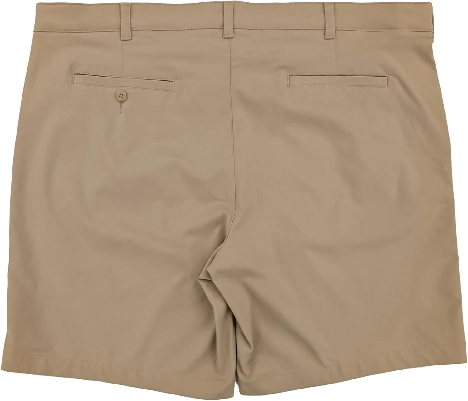 Ben Hogan Mens Chinchilla Beige Performance Stretch Golf Shorts