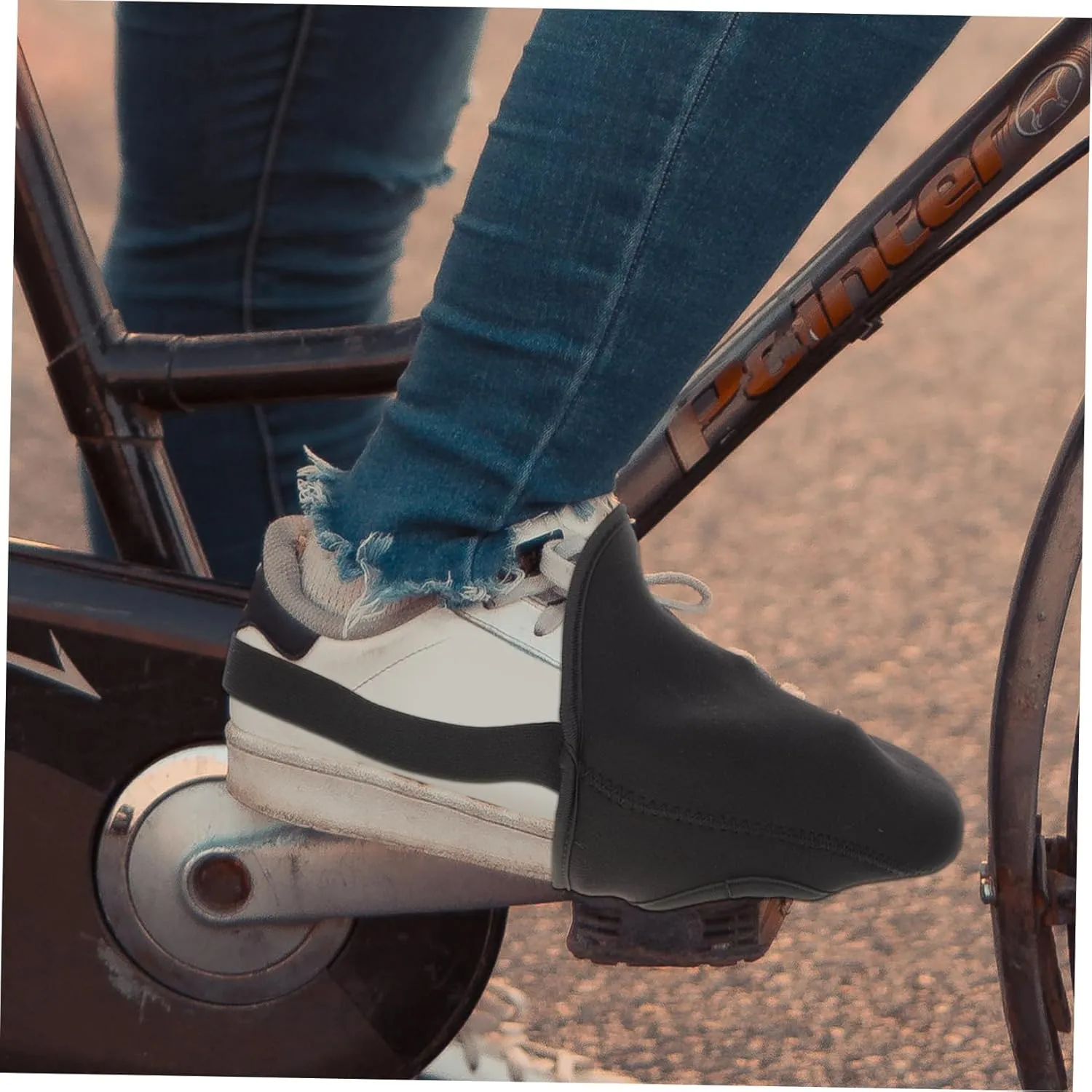 BESTonZON Skid Cycling Shoe Covers Windproof Overshoes for Bowling and Outdoor Riding Durable and Breathable