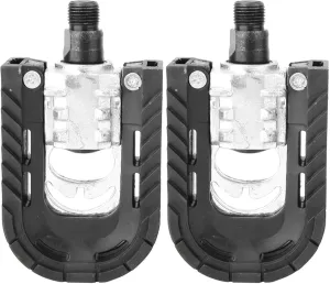 Bike Pedals, Aluminum Alloy Bicycle Pedals Folding Mountain Bike Flat Pedals Anti Slip Durable Road Bicycle Pedal for Mountain Road Bicycle