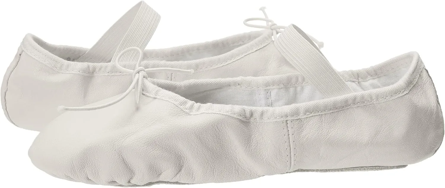 Bloch unisex-child Bloch Dance Girl's Dansoft Full Sole Leather Ballet Slipper/Shoe