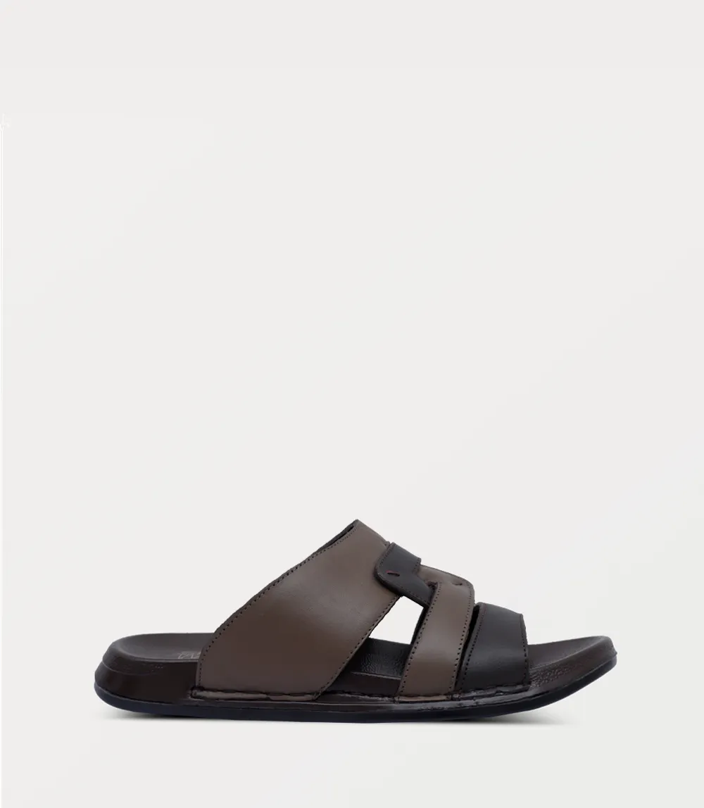 BM6947-BROWN-Men Slipper