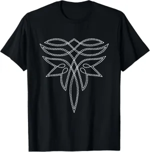 Boot Stitch Western Graphic Rodeo For Cowgirl Boho Country T-Shirt