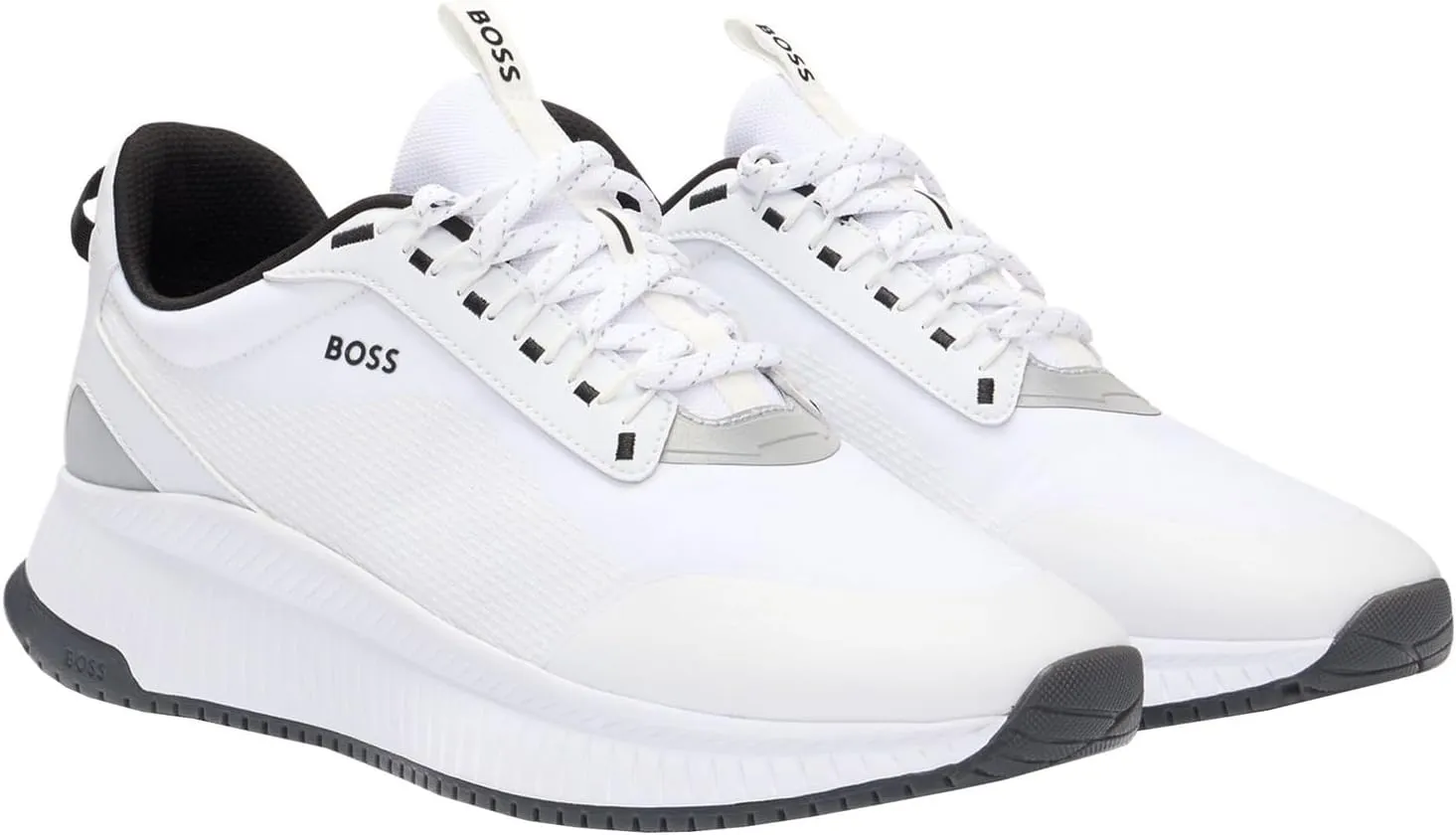 BOSS Men's Lace-Up Casual Shoes Low Shoes Trainers
