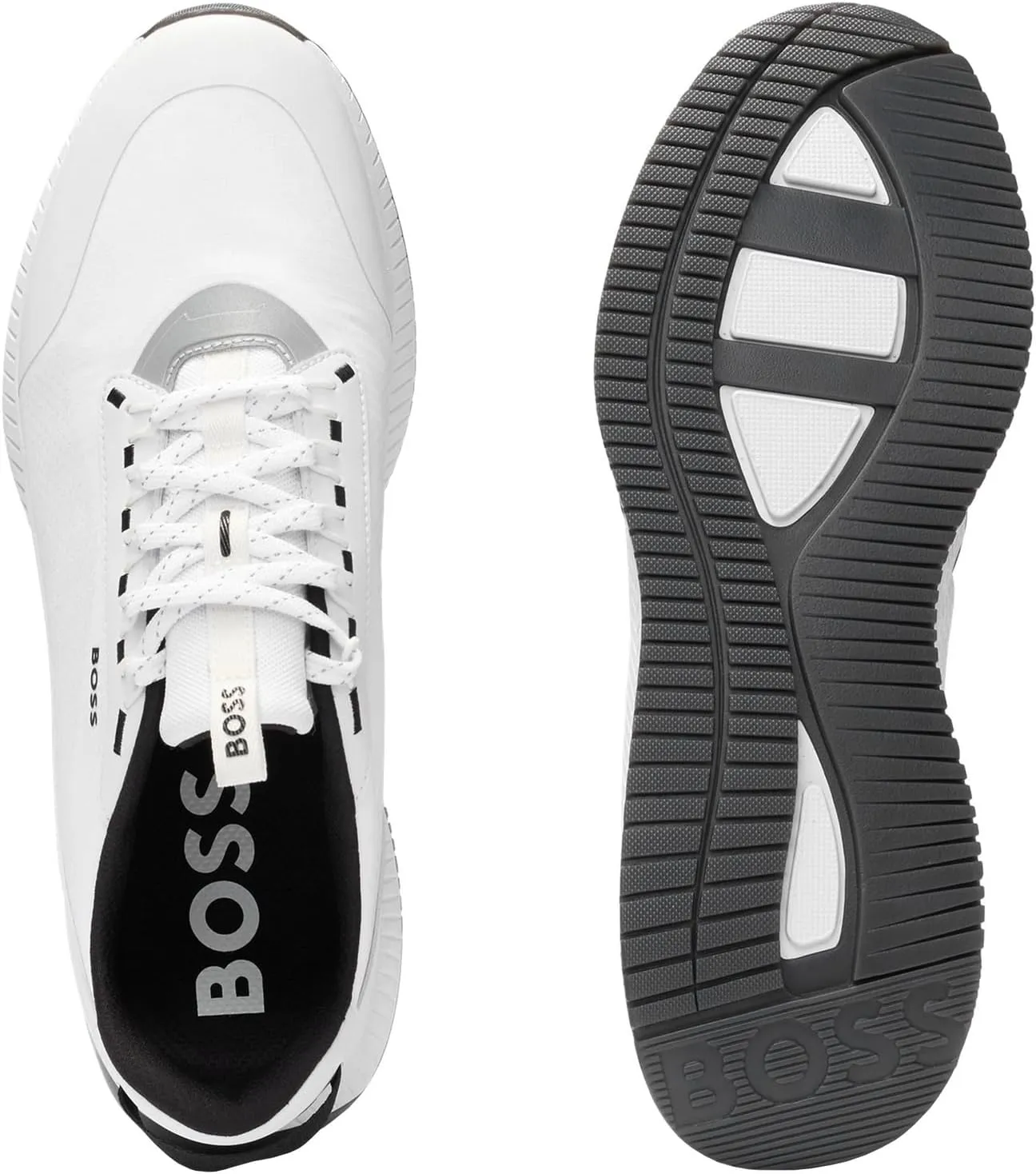 BOSS Men's Lace-Up Casual Shoes Low Shoes Trainers