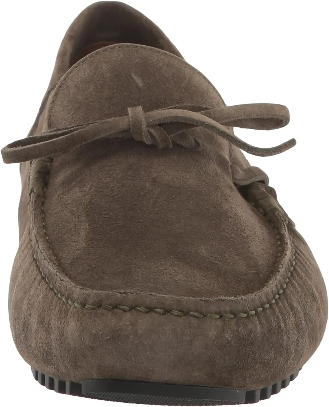 BOSS Women's Suede Slip-on Moccasins with Top Bow Detail Loafer Flat