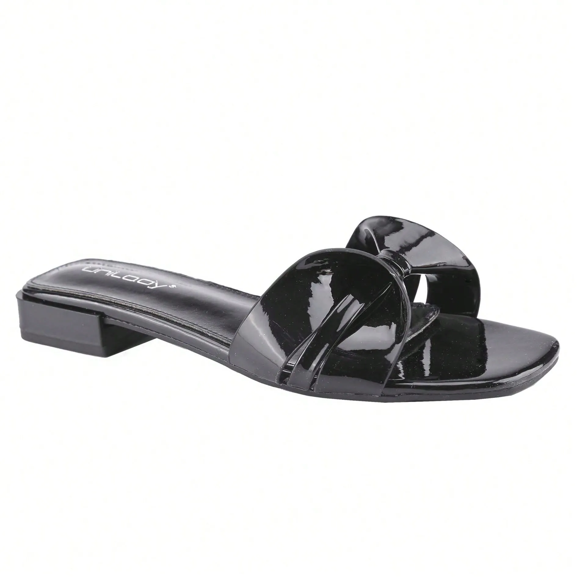 Bowknot Flat Sandals Slip On Slides