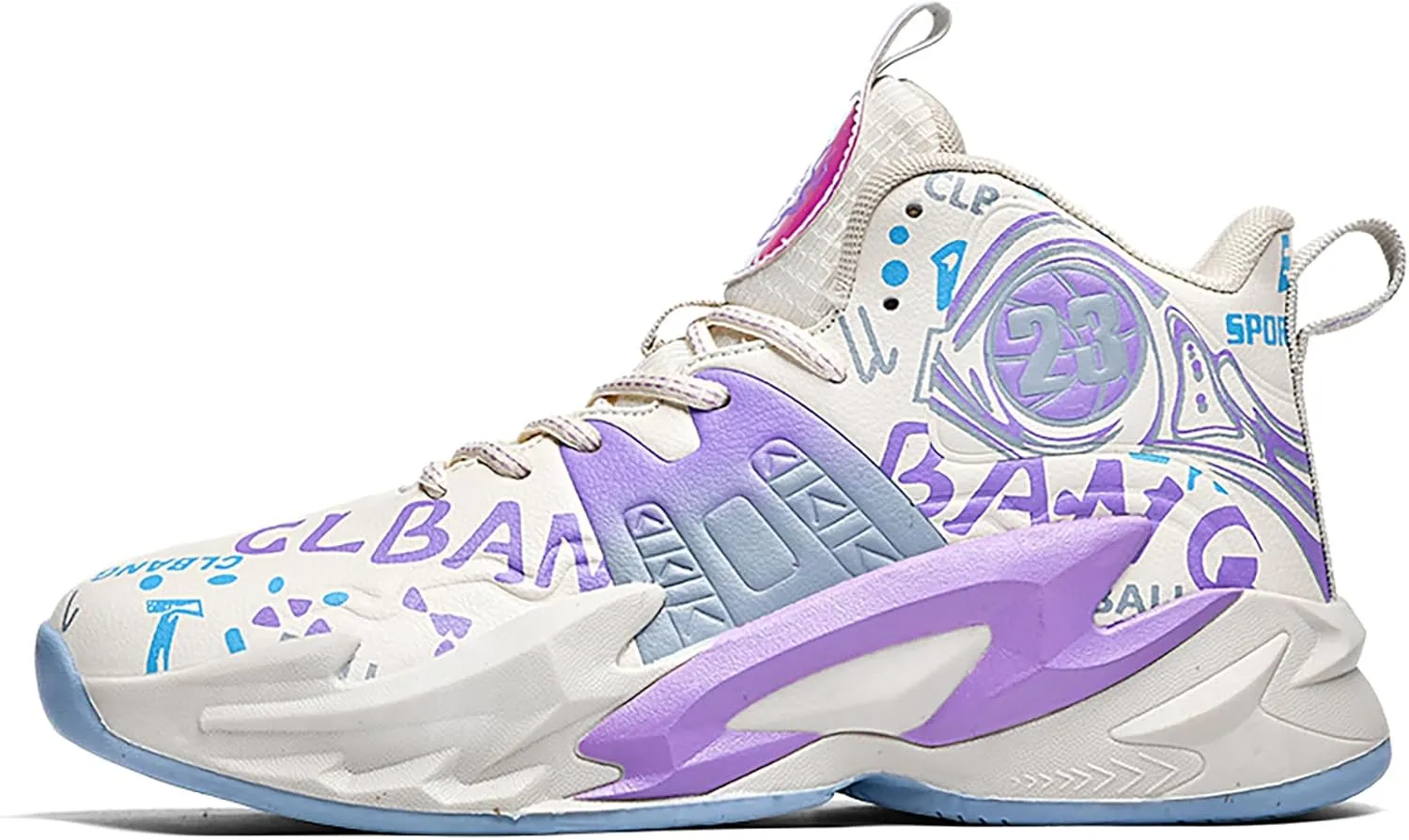 Boys Basketball Shoes Breathable Indoor Athletic Shoes Youth Outdoor Fashion Sneakers Comfortable Basketball Shoes for Girls
