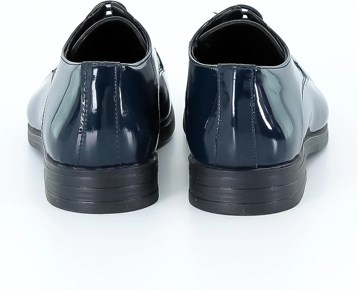 Boys Derby Patent Formal Dress Shoes Lace Up Wedding Prom Footwear