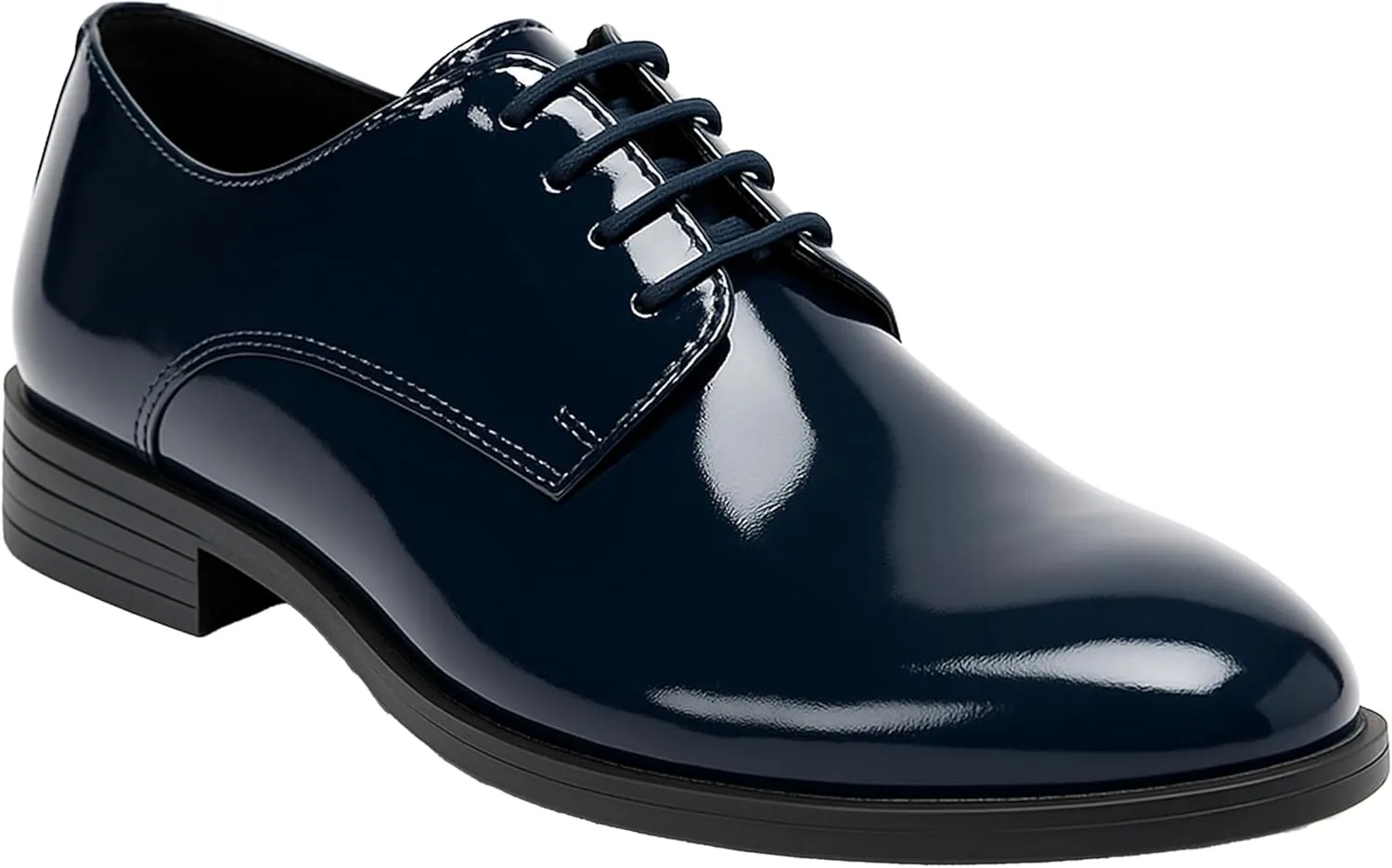 Boys Derby Patent Formal Dress Shoes Lace Up Wedding Prom Footwear