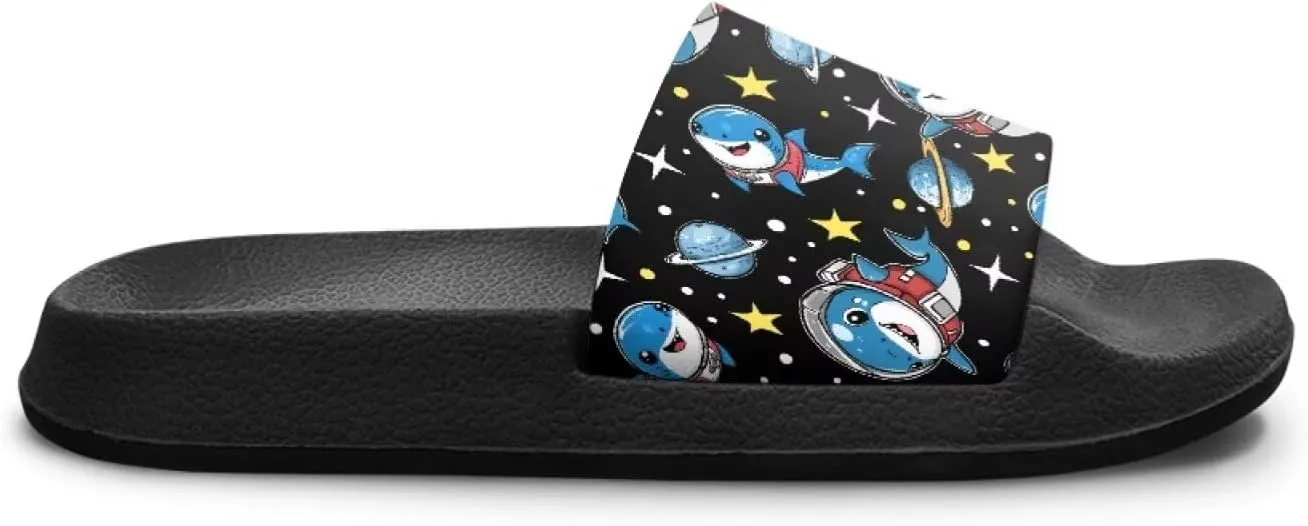 Boys Sandals with Non Slip Footbed Casual Slides Sandals Open Toes Flat