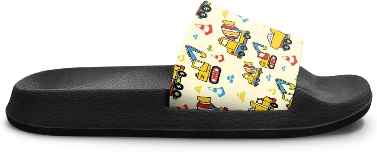 Boys Sandals with Non Slip Footbed Casual Slides Sandals Open Toes Flat