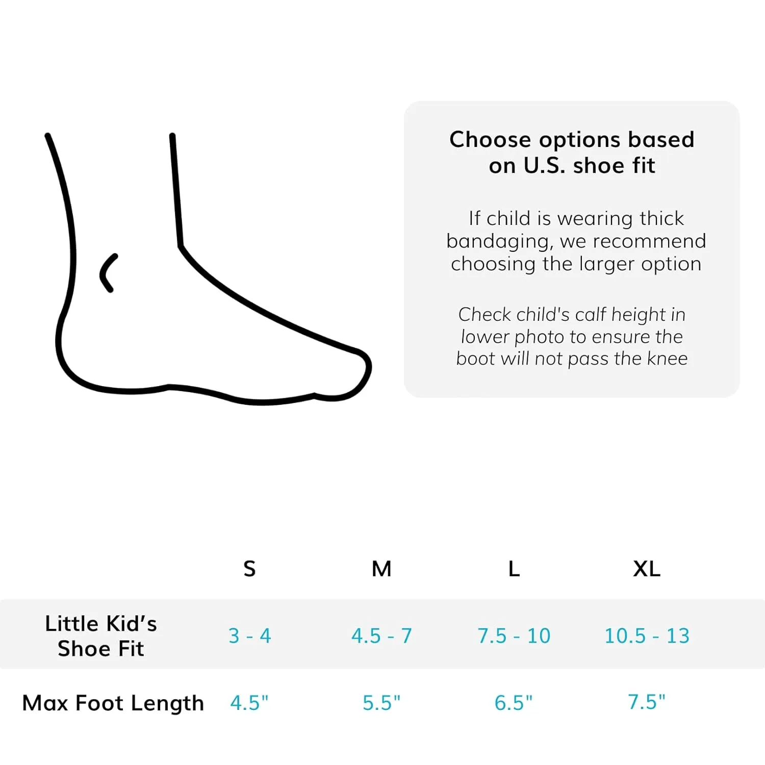 BraceAbility Pediatric Walking Boot - Children's CAM Medical Walker Orthopedic Support Shoe for Youth Ankle Break Injury, Kid's Stress Metatarsal Bone Fracture, Broken Foot or Toe Recovery Cast (L)