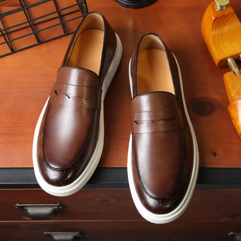 Breathable British Style Loafers