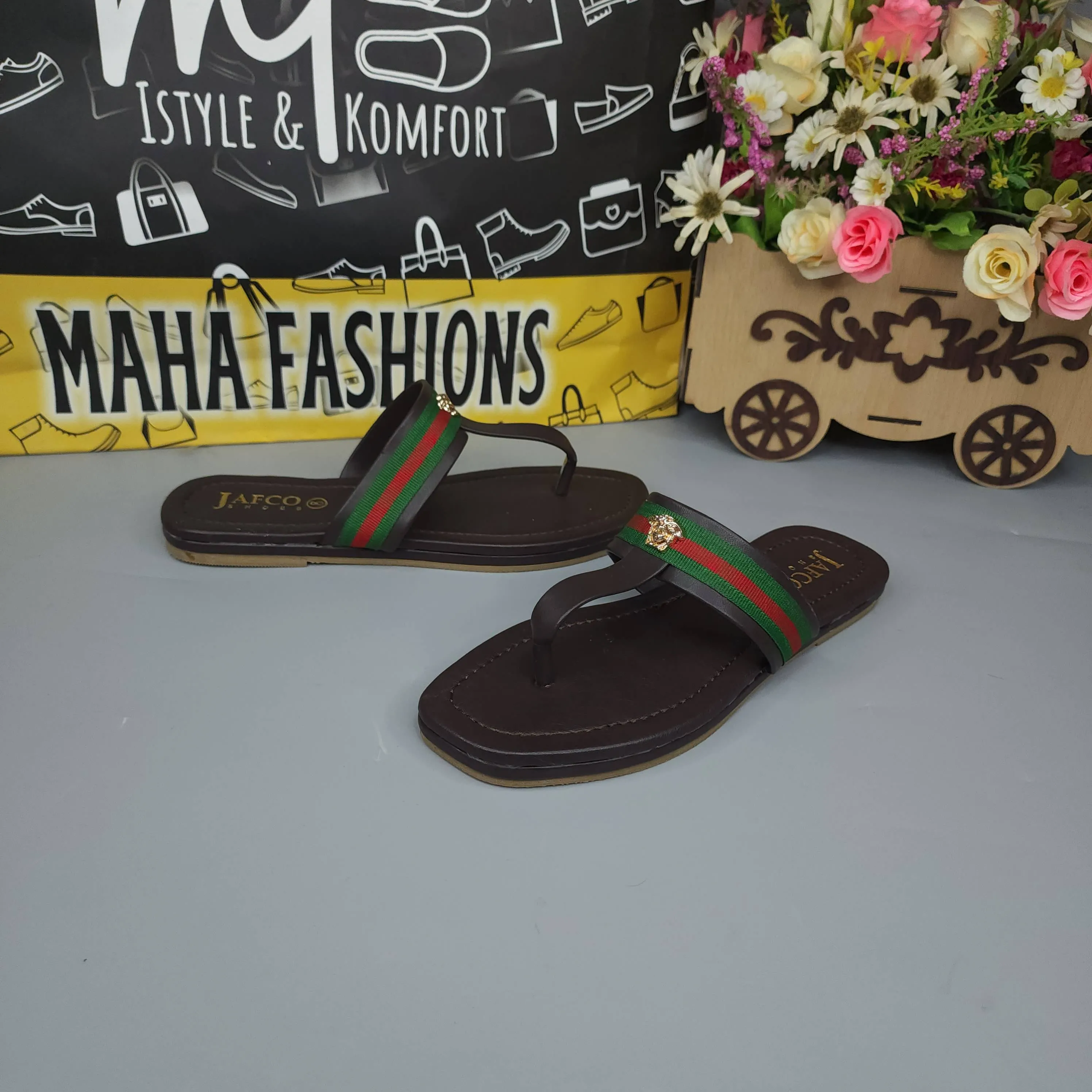 Brown Casual Slippers