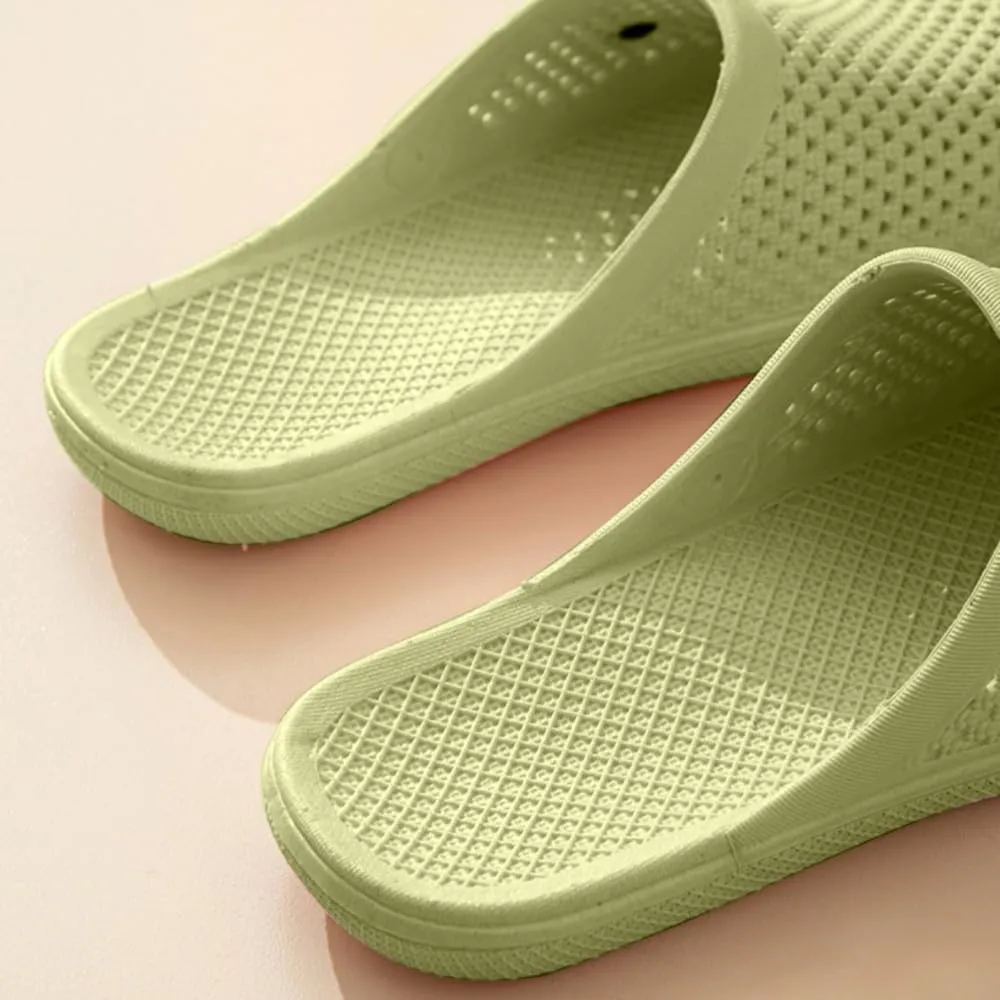 Bunny Slippers Bathroom Slippers Cave Flip-flops Flat Top Slippers Female Soft Sole Non-slip Indoor and Outdoor Wear Casual