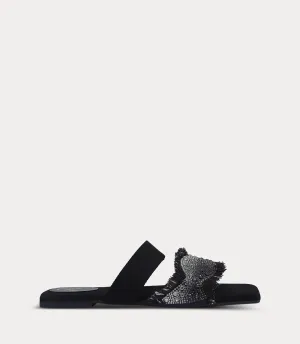 BW10429-BLACK-Women Slipper