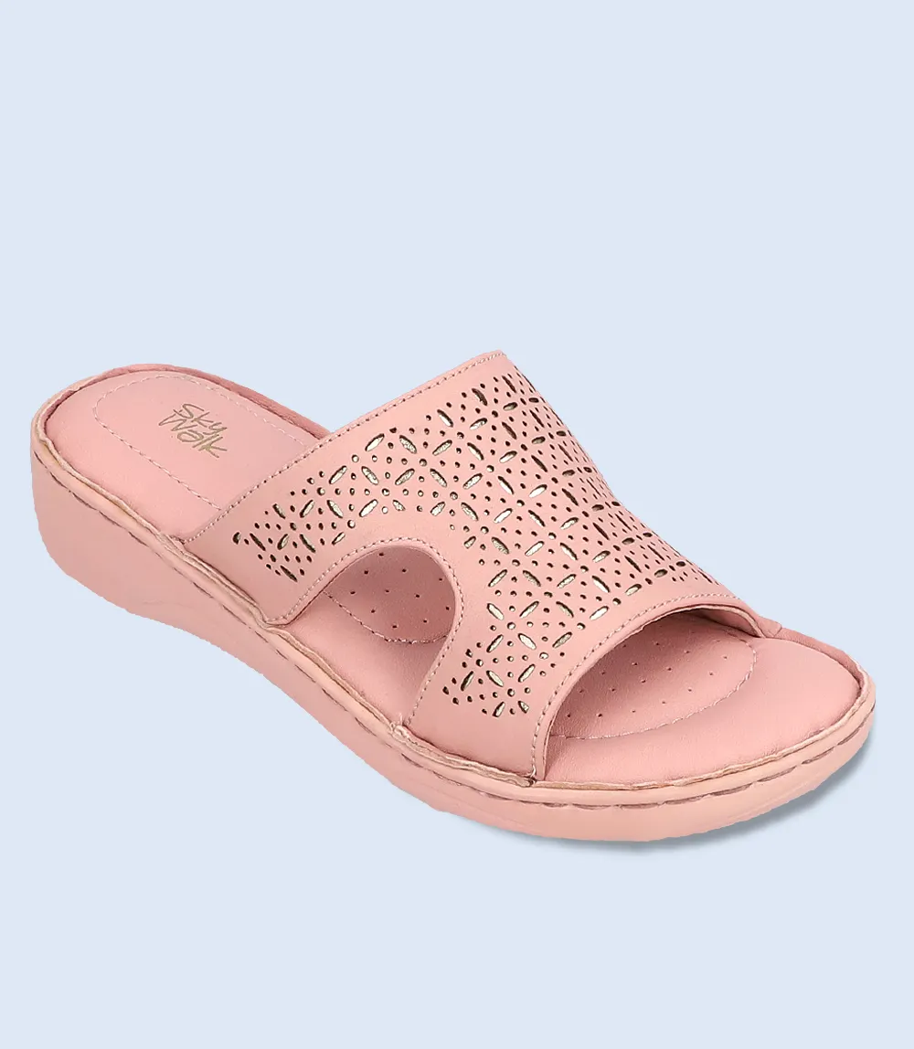 BW9211-TEA PINK-Women Comfort Slipper