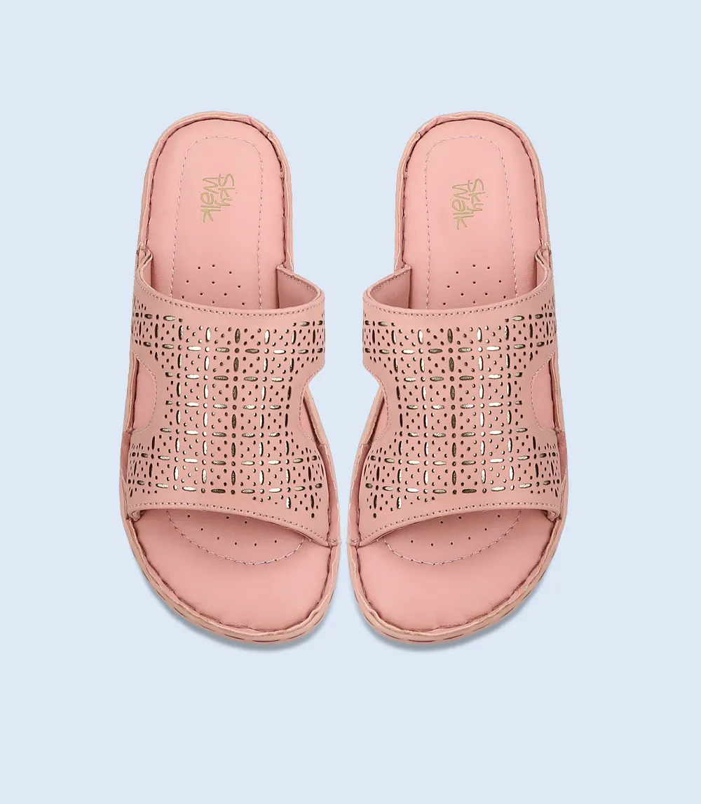 BW9211-TEA PINK-Women Comfort Slipper