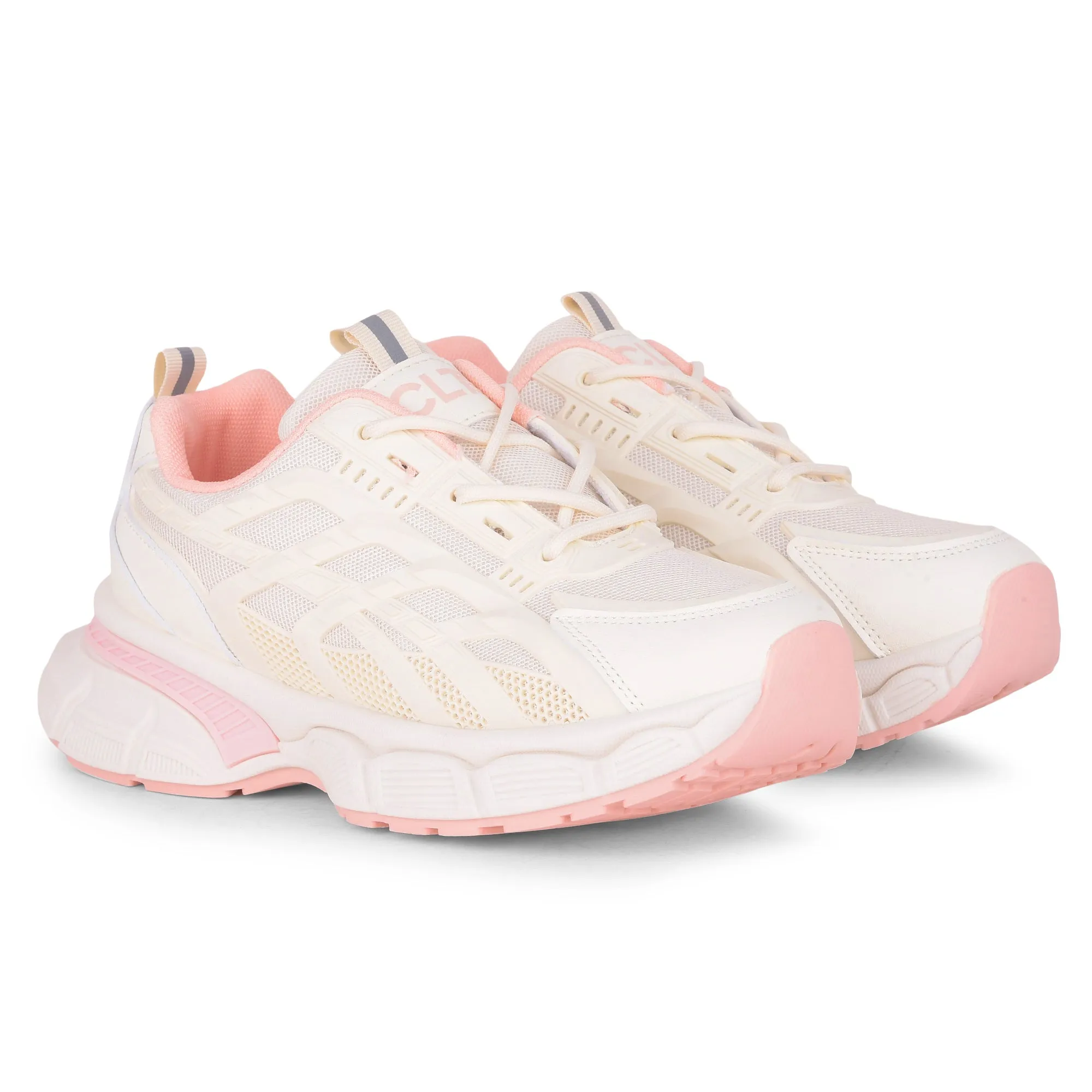 Calcetto Lightweight Casual WoMen's Running Sports Shoes LDS-034 Beige Pink